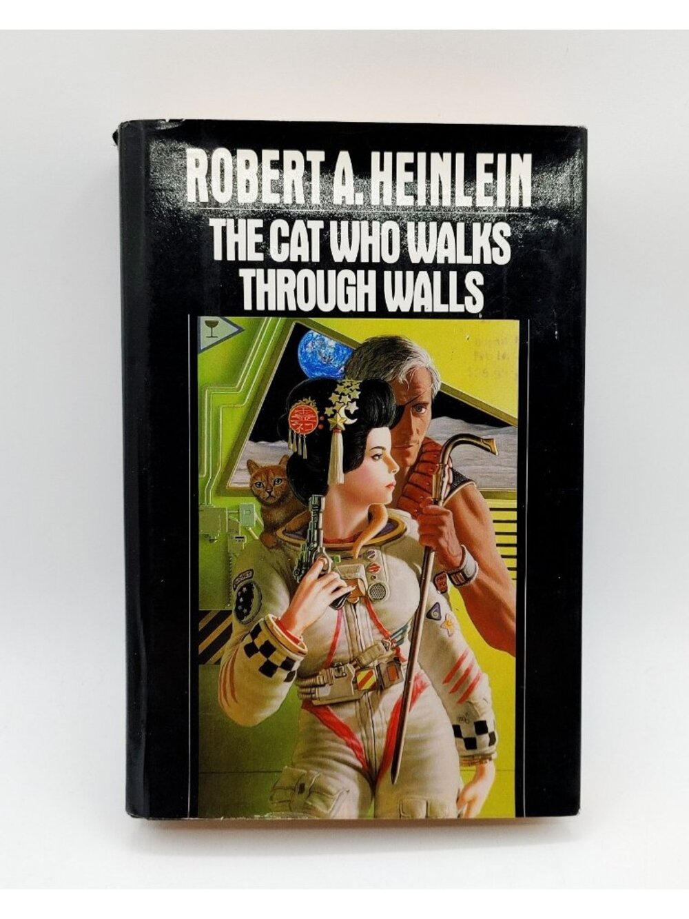 The Cat Who Walks Through Walls by Robert A. Heinlein 1985 HC/DJ 1st/1st